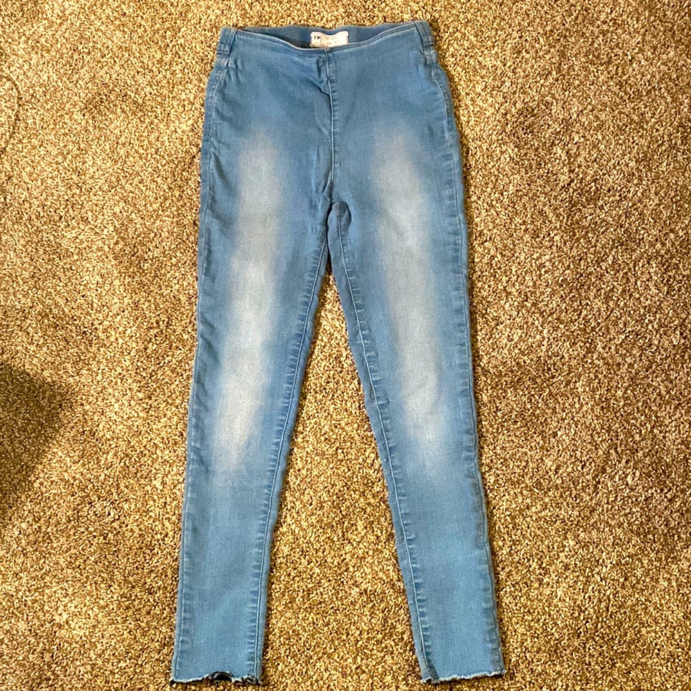 Free People high waisted stretch leggings -size 25